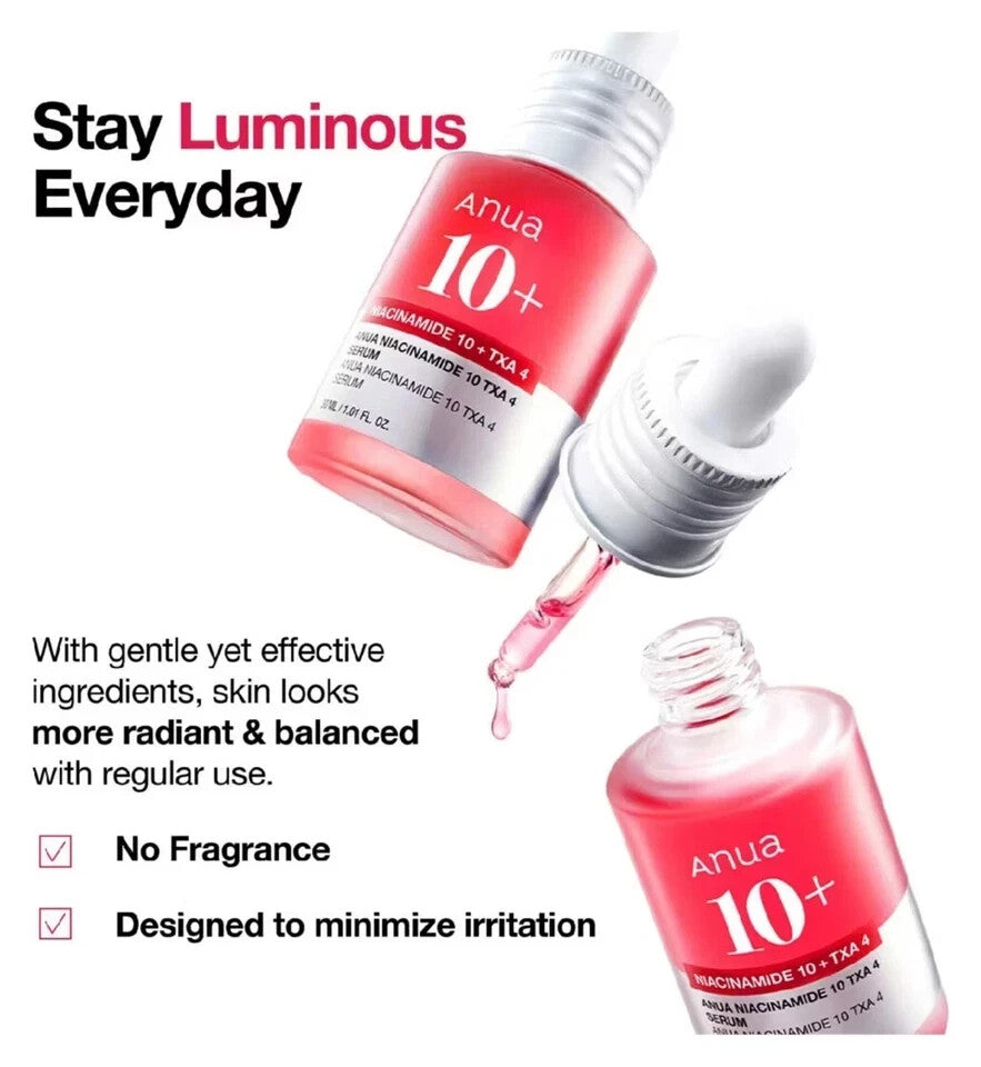 ANUA Niacinamide 10% + TXA 4% Dark Spot Correcting Serum 30Ml