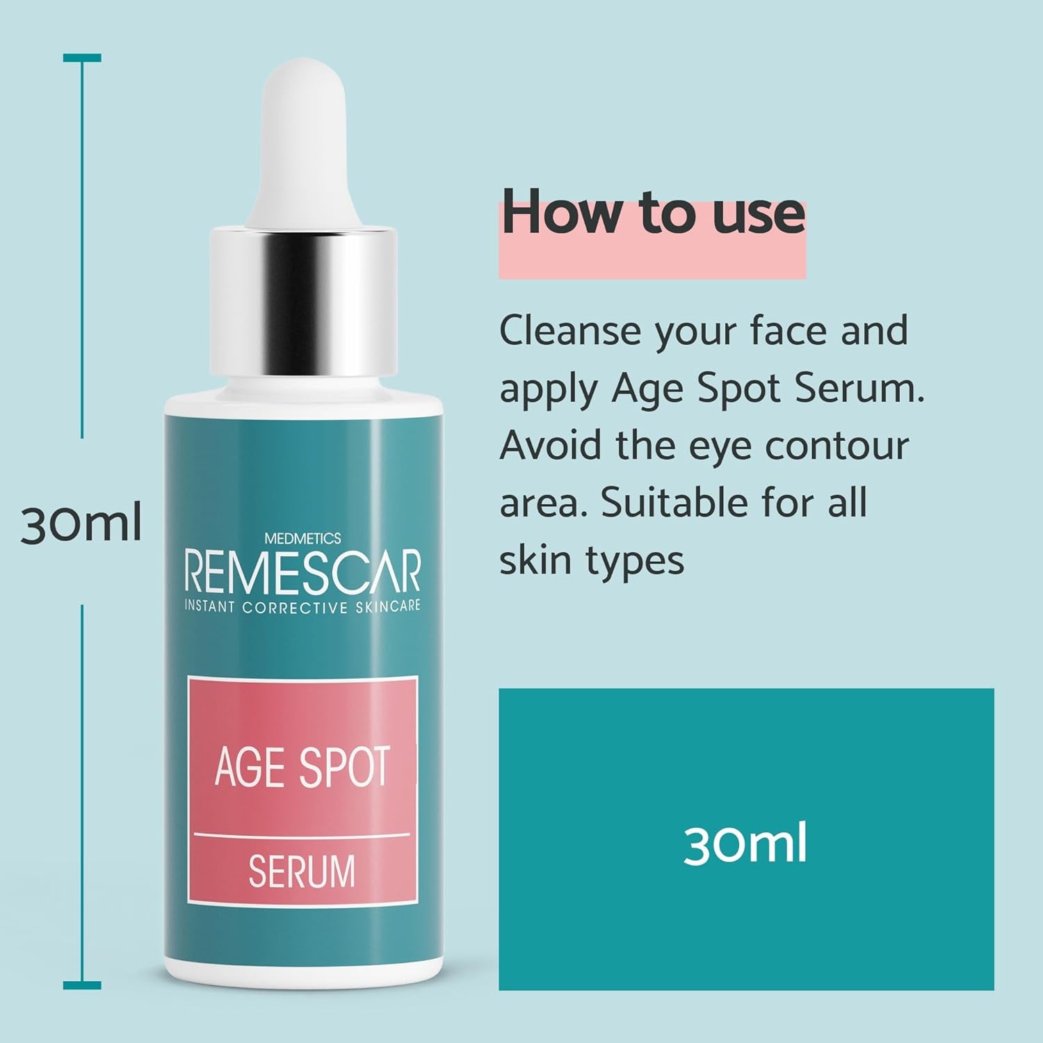 Age Spot Serum 30Ml - Dark Spot Correcting Serum - Clinically Proven Age Spot Remover with Bakuchiol, Tranexamic Acid and Anti-Melanogenic Sugars - Hyperpigmentation Cream