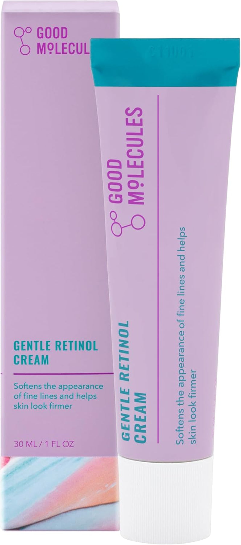 Gentle Retinol Cream 30Ml/1Oz - Night Cream with Retinol and Bakuchiol - Anti-Aging Skincare for Face Minimize Fine Lines, Wrinkles, Breakouts, Enlarged Pores, Hyperpigmentation