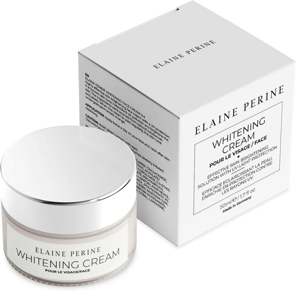 Whitening Cream Face - for a Blemish-Free Skin 50Ml - by Elaine Perine Made in Germany